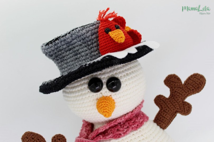 Schneemann COLDI - Häkelanleitung