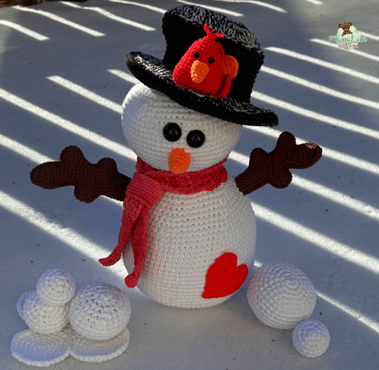 Schneemann COLDI - Häkelanleitung