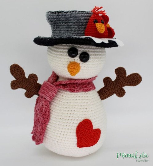 Schneemann COLDI - Häkelanleitung