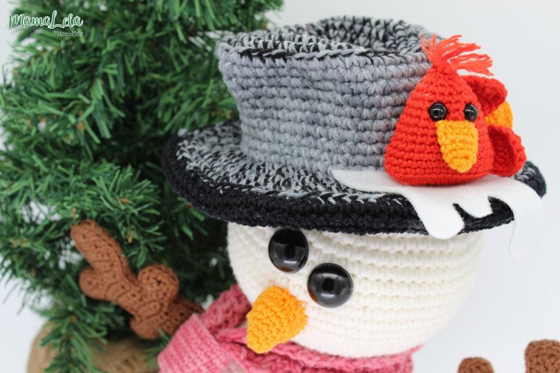 Schneemann COLDI - Häkelanleitung