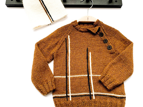 Strickanleitung Kinderpullover Anton / Antonia