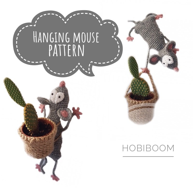 Mouse planter crochet pattern - Image 2