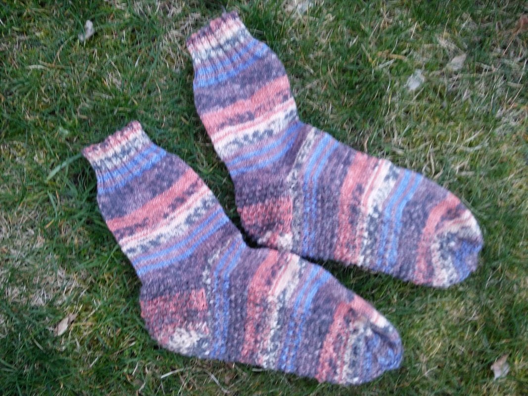 Anleitung Socken mit doppeltem Boden