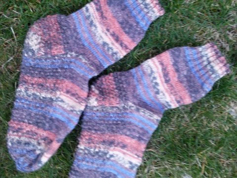 Anleitung Socken mit doppeltem Boden