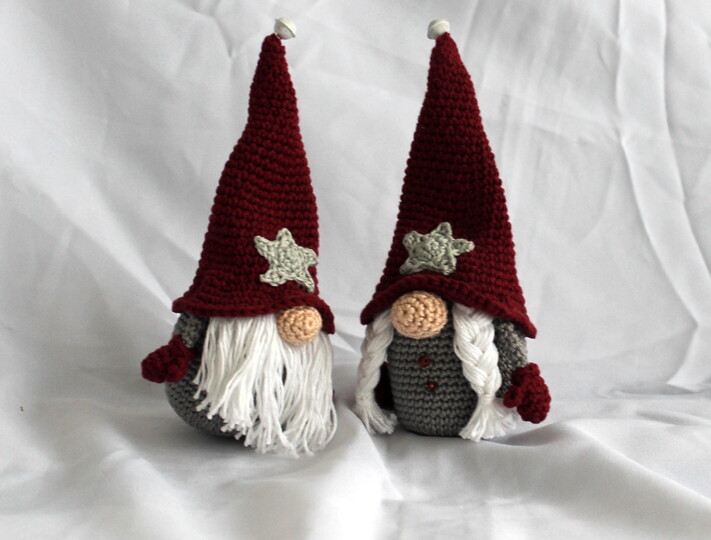 Wichtelpaar Häkelanleitung – Amigurumi Wichtel, Deutsch & Englisch
