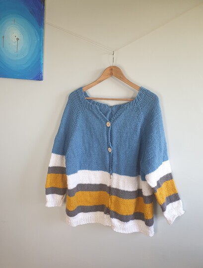 Anleitung Der gestrickte Dory Cardigan