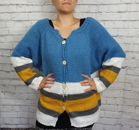Anleitung Der gestrickte Dory Cardigan
