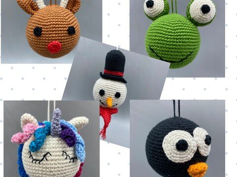 Anleitung Lustige Weihnachtskugel Gesamtpaket