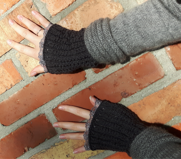 Anleitung Handstulpen „Mademoiselle“