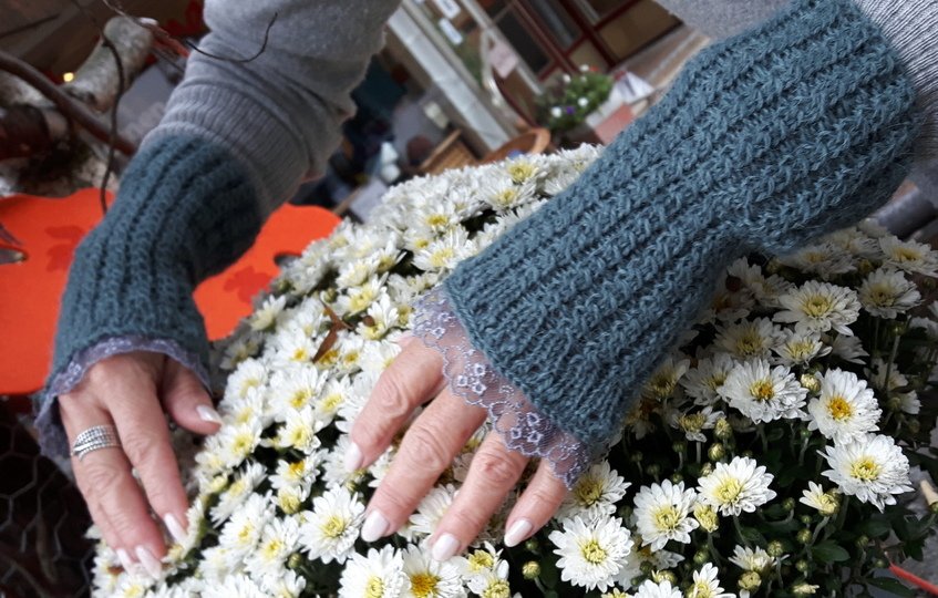 Anleitung Handstulpen „Mademoiselle“