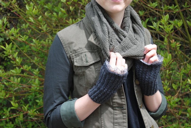 Anleitung Handstulpen „Mademoiselle“