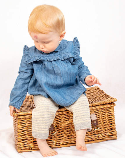 Strickanleitung Ringelleggings Charlie (Gr. 50 - 80)