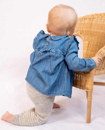 Strickanleitung Ringelleggings Charlie (Gr. 50 - 80)