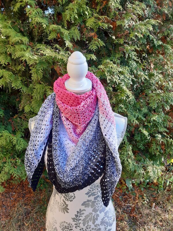 Dreieckstuch "peaceful" Häkelanleitung