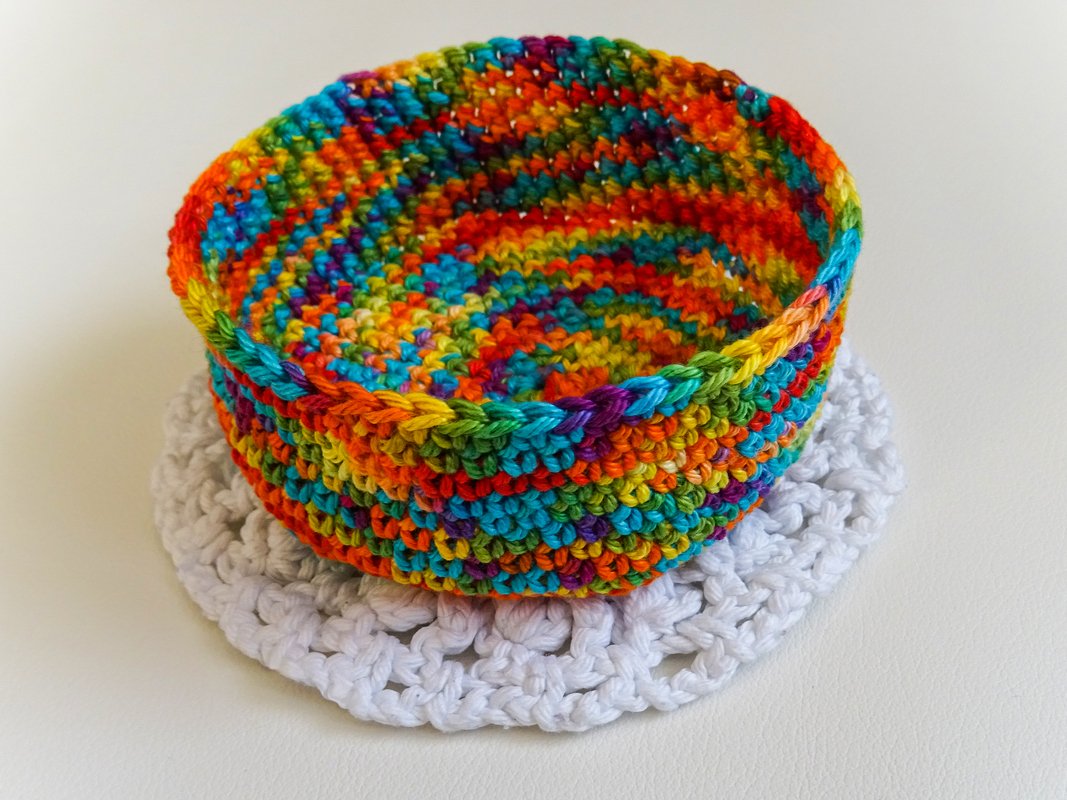 Anleitung Körbchen häkeln schnell und einfach - Bild 2