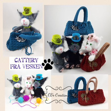 Cattery Fra Vesken, Amigurumi Crochet Pattern