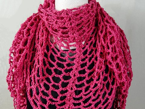 Anleitung Dreiecktuch häkeln Fledermaus