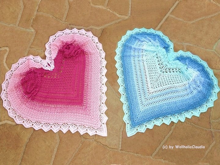 Häkelanleitung Dreieckstuch "Best of Wollholic"