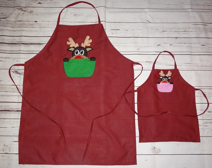 Kochschürze in allen Größen Schürze Malschürze nähen mit Schnittmuster