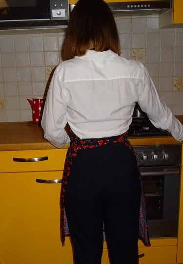 Kochschürze in allen Größen Schürze Malschürze nähen mit Schnittmuster