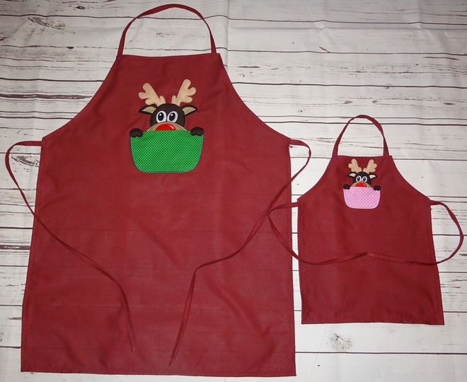 Kochschürze in allen Größen Schürze Malschürze nähen mit Schnittmuster