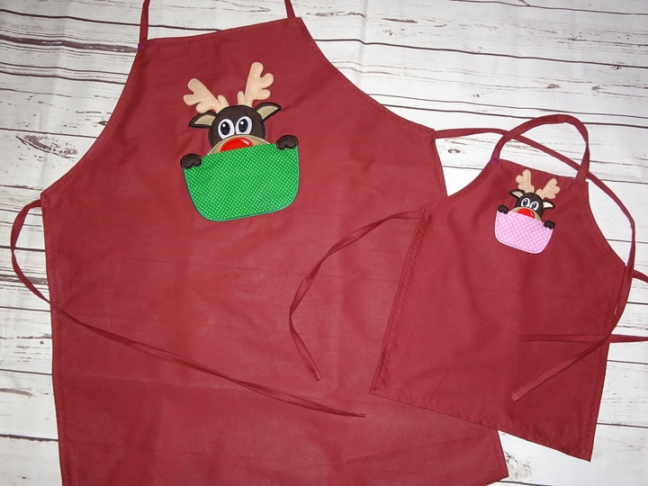 Kochschürze in allen Größen Schürze Malschürze nähen mit Schnittmuster