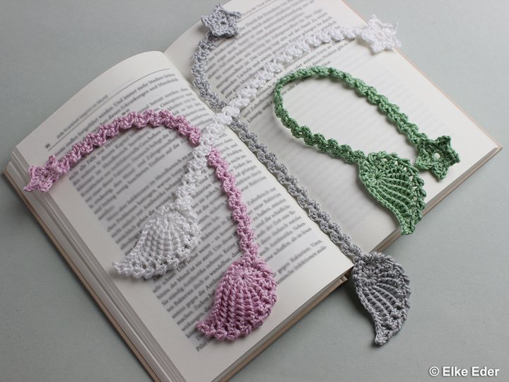 Lesezeichen / Geschenkband / Schlüsselanhänger "Flügel mit Stern"