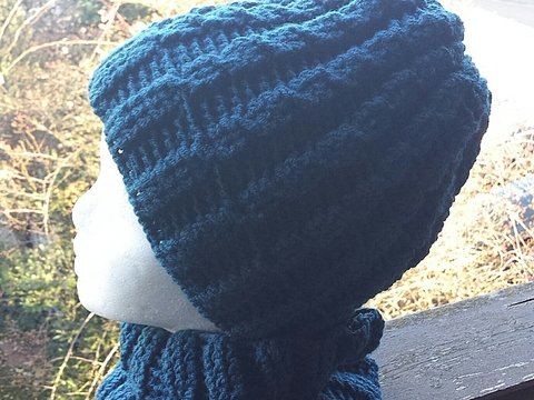 Anleitung Mütze und Loop "Gemütlichkeit"