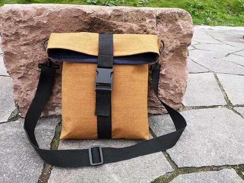 Nähanleitung Rolltop - Umhängetasche Paulina