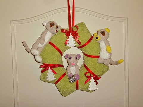 Der Deko-Kranz mit Erdmännchen – von Dadade