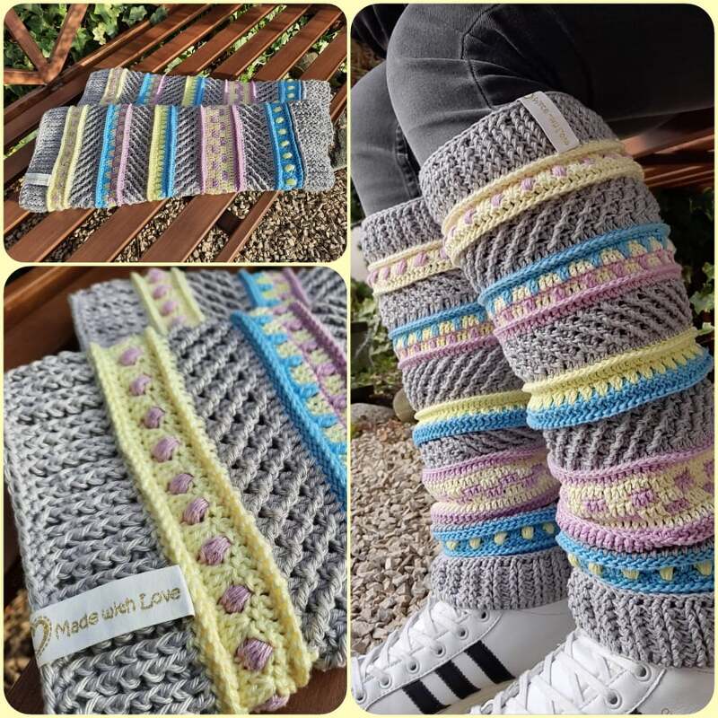 "Leggies" - was Buntes für die graue Jahreszeit - Beinstulpen / Stulpen