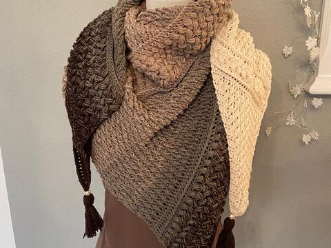 Häkelanleitung 2 in 1 Tuch und Loop Märchenhaft