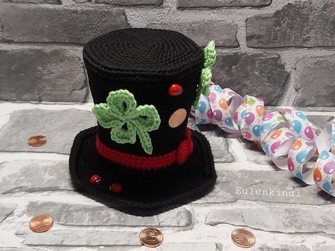 Häkelanleitung Zylinderchen "Glückwünsche" (zum Befüllen)
