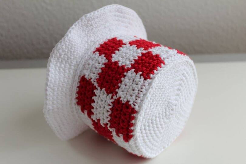 "Start / Finish" Klopapierhut häkeln PDF-Anleitung