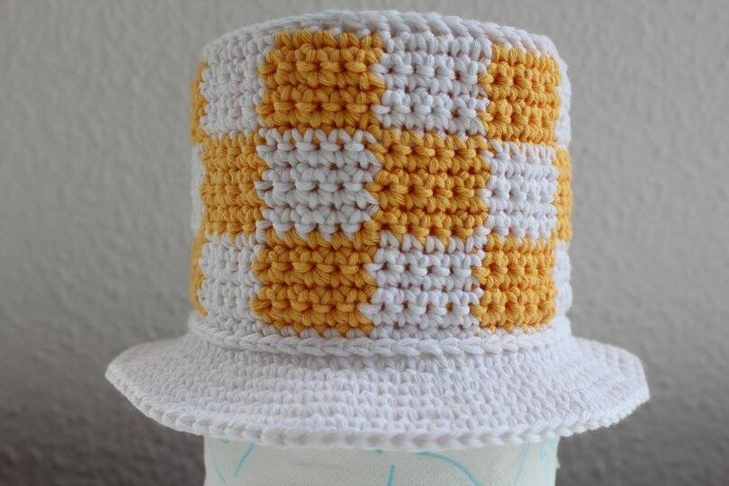 "Start / Finish" Klopapierhut häkeln PDF-Anleitung