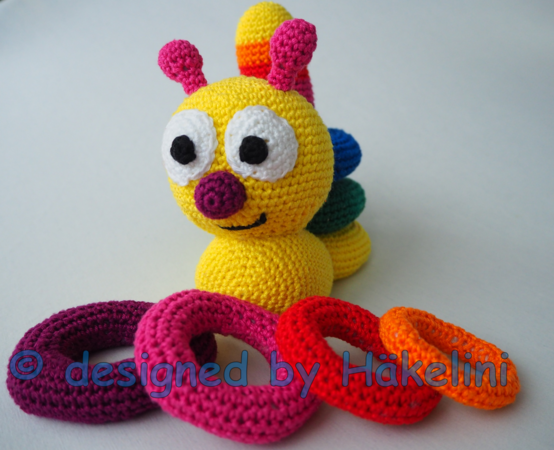 Stacking Toy Little Snail "Schnecki" - Crochet Pattern from Häkelini