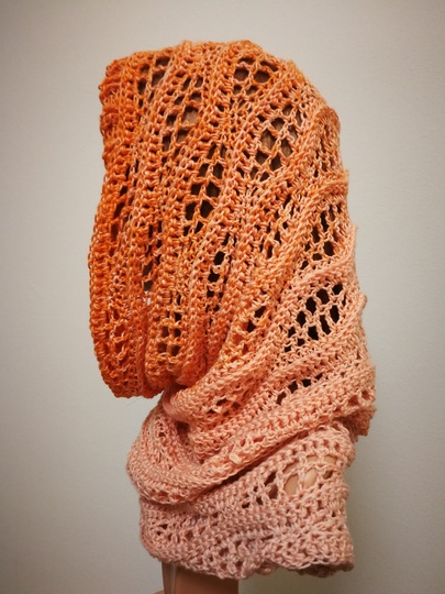 Häkelanleitung Wellen Loop No.1/Kapuzenschal