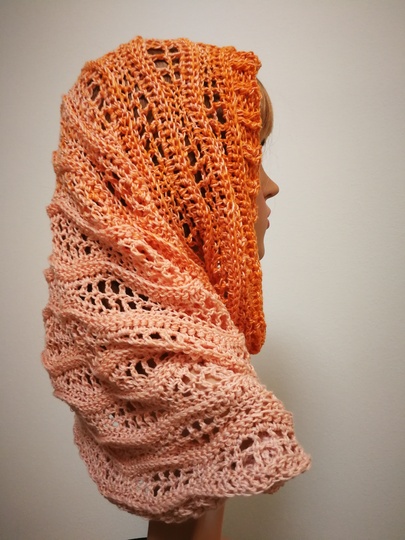 Häkelanleitung Wellen Loop No.1/Kapuzenschal