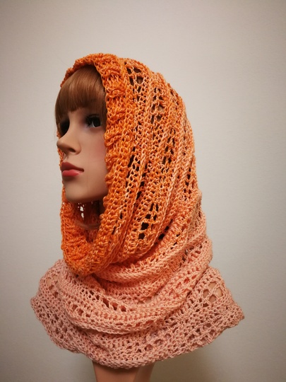 Häkelanleitung Wellen Loop No.1/Kapuzenschal