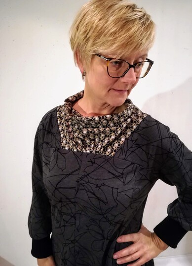 Ginger Erweiterung  mit Roll- und Stehkragen 32 - 54