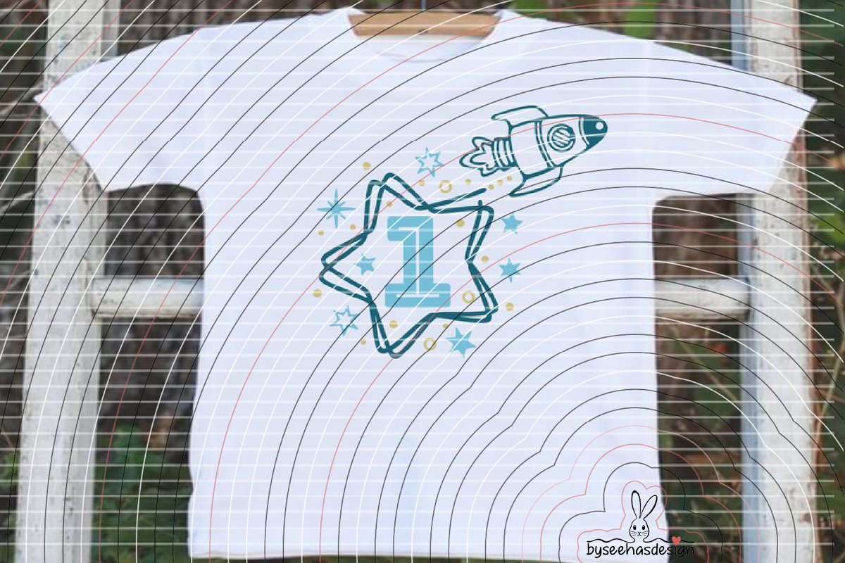 Zahlenstern 1-9 Plotterdatei SVG DXF - Bild 7