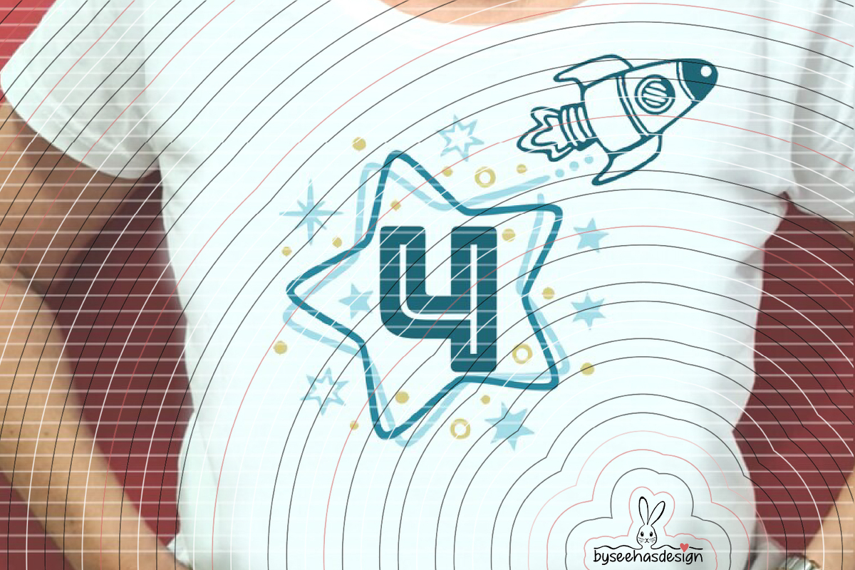 Zahlenstern 1-9 Plotterdatei SVG DXF - Bild 10