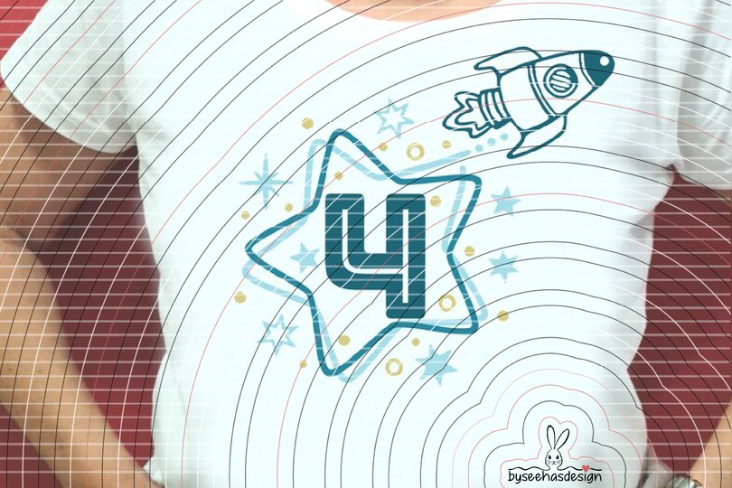 Zahlenstern 1-9 Plotterdatei SVG DXF