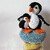 Häkelanleitung Bonbonglas Pinguinmama mit Baby