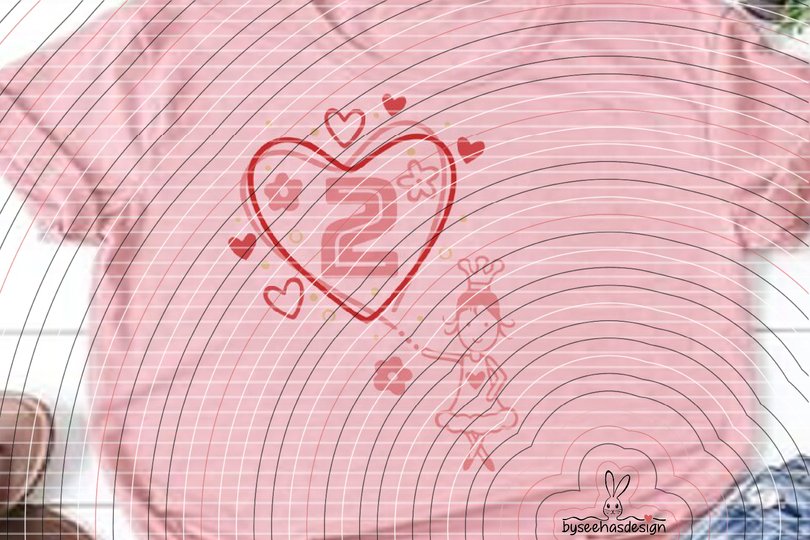 Zahlenherz 1-9 Plotterdatei SVG DXF