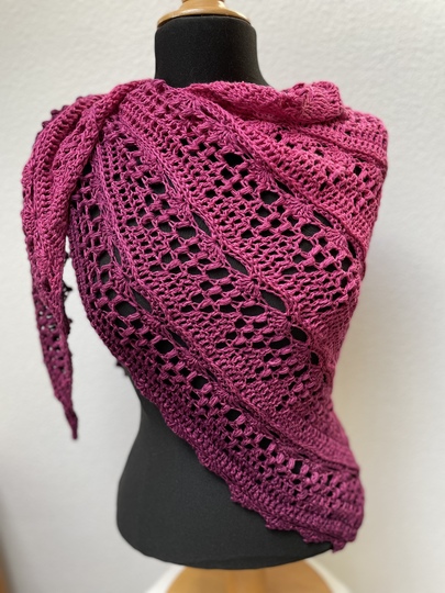 Häkelanleitung Dreieckstuch "Deep Inside"