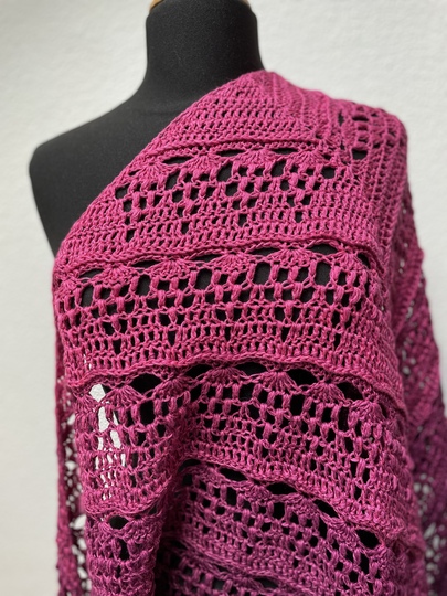 Häkelanleitung Dreieckstuch "Deep Inside"