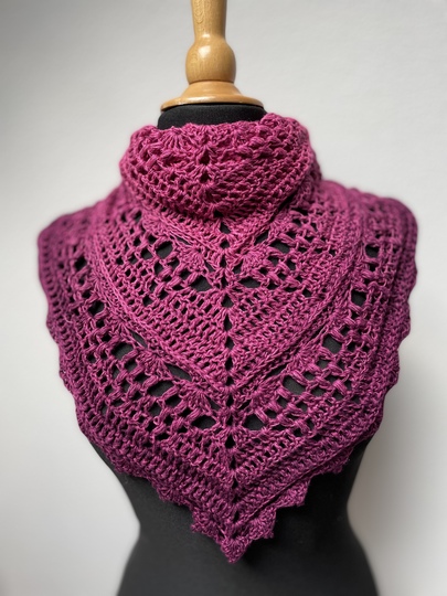 Häkelanleitung Dreieckstuch "Deep Inside"