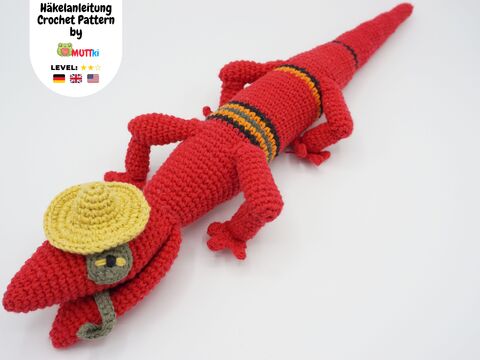 Dabobbi-Echse Häkelanleitung