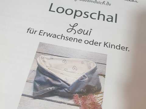 **Loopschal Loui** Für Erwachsene und Kinder Nähanleitung
